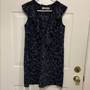 Cute light Navy Floral Mini Dress